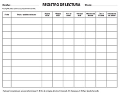 Reading Log 